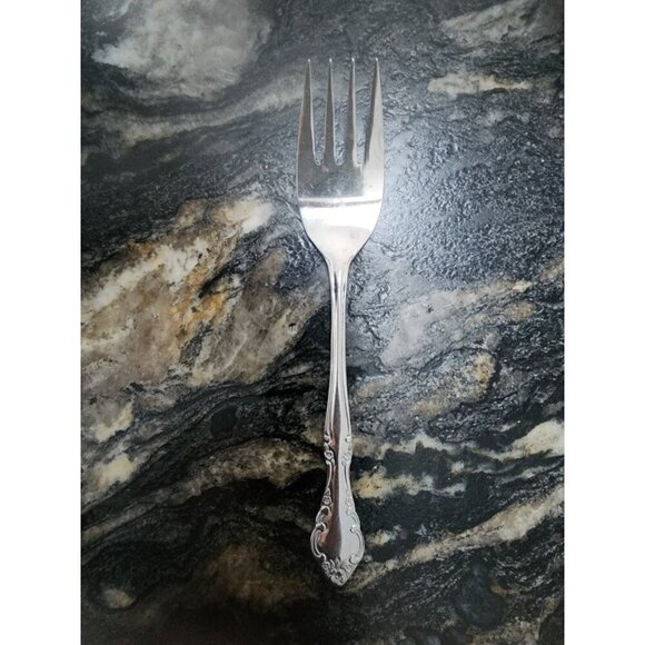Estia Gourmet Stainless Steel Flatware ~ CASCADE ~ Cold Meat Fork - Korea 8.25" - Picture 1 of 3